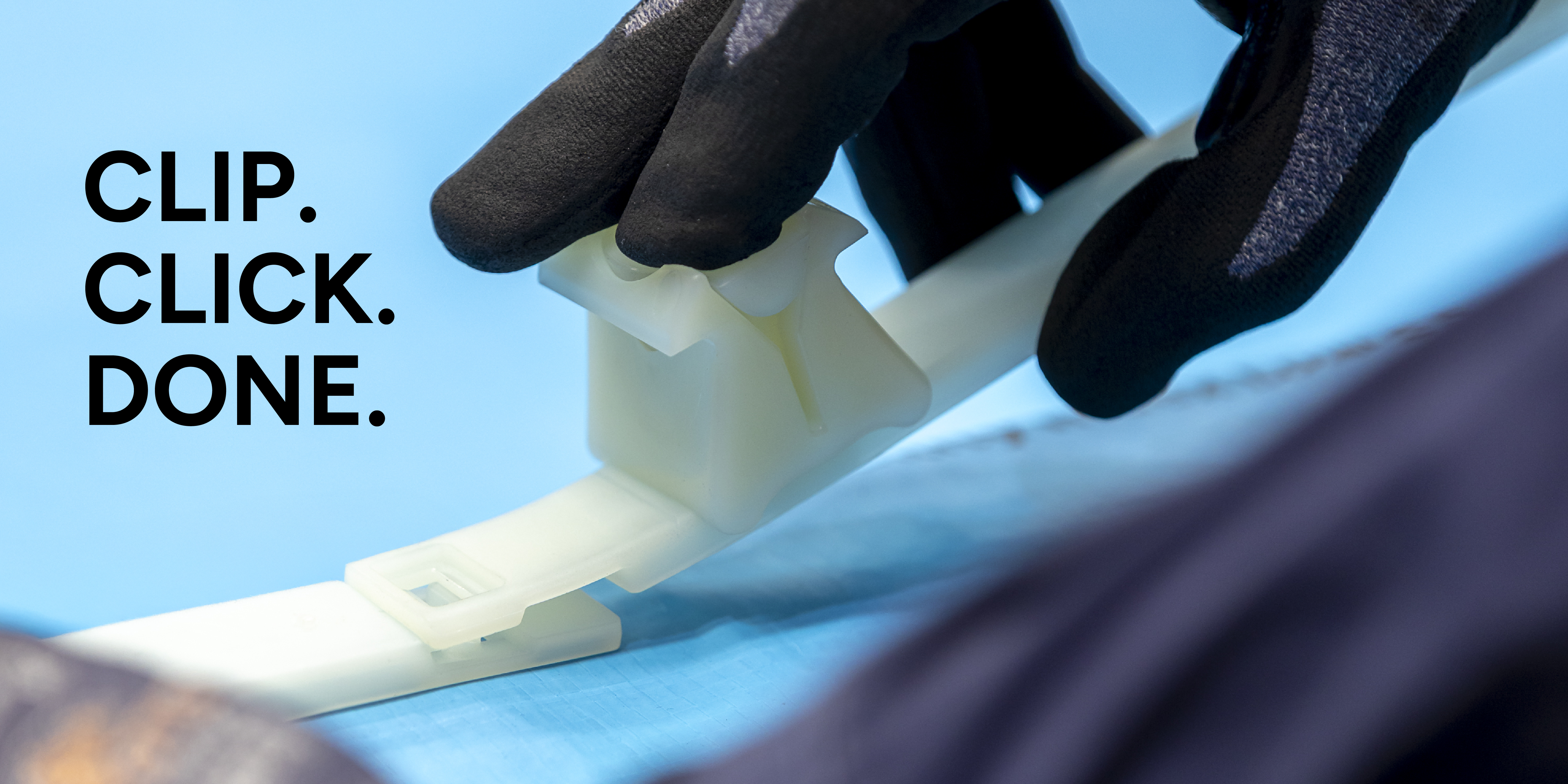 RES-EASE® Fixing Clips for Speed Deck Ultra® Installation RES-EASE® Fixing Clips for Speed Deck Ultra® Installation CLIP CLICK DONE