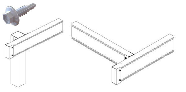 Sunset Beam Fastener Diagrams